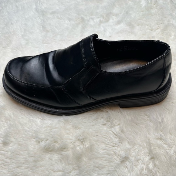 Protocol Slip-On Loafers with Rounded Toe and Durable Sole Black Size 12 - Picture 12 of 16